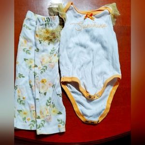 Baby girl matching set